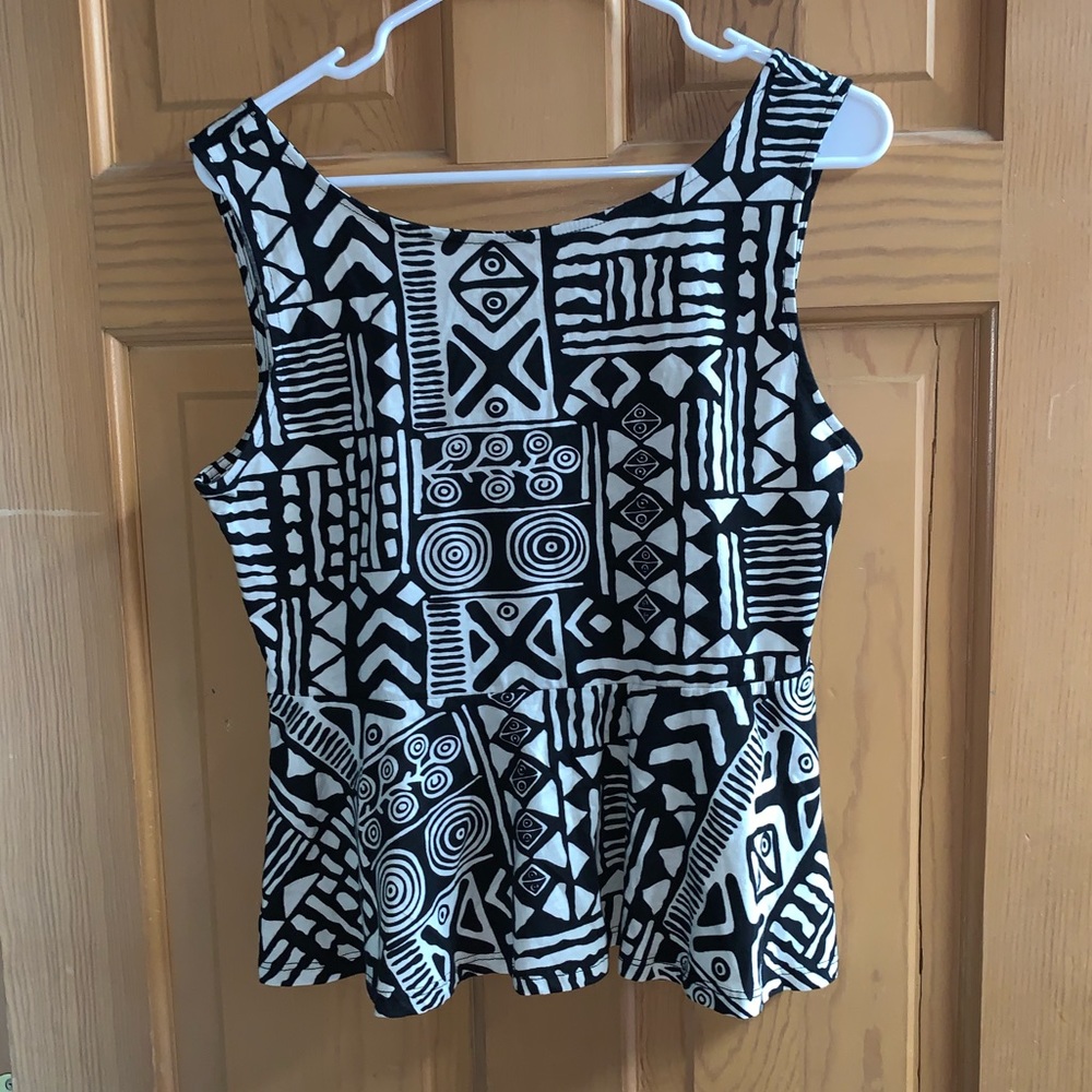 Peplum tank
